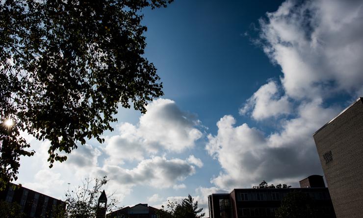 campus and clouds